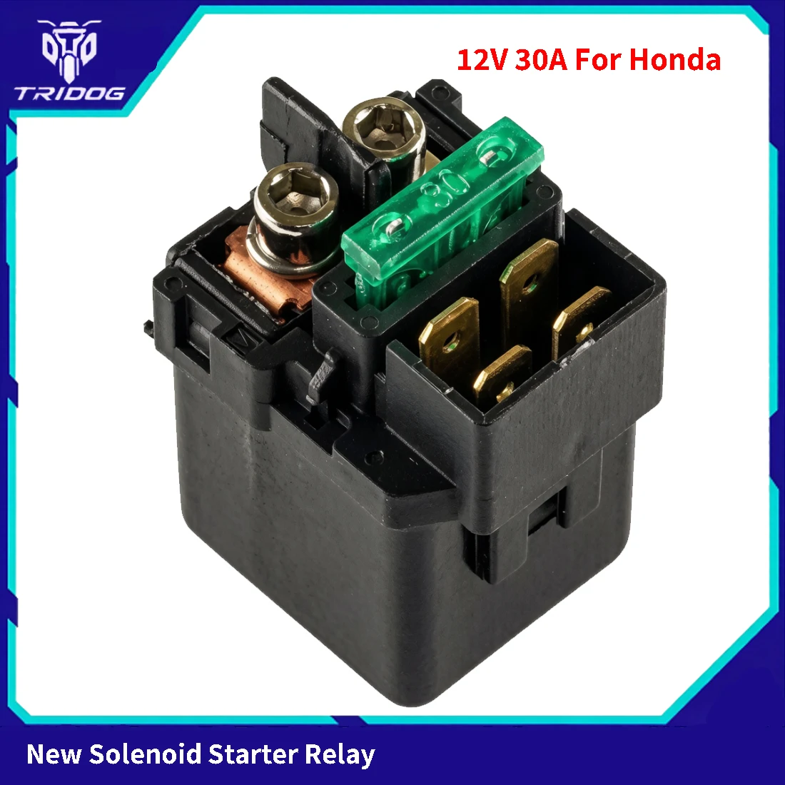 Starter Relay for Honda Silver Wing FSC600 NSS250 Reflex PC800 Pacific Coast SH150 CH250 Elite 1989-2010, 12V Solenoid 35850-MAH