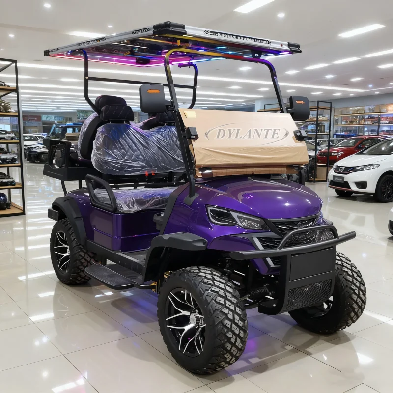 

High Performance New Version Electric Golf Cart 2 4 6 8 Seater Independent Suspension Four Wheel Disc Brake Gocart