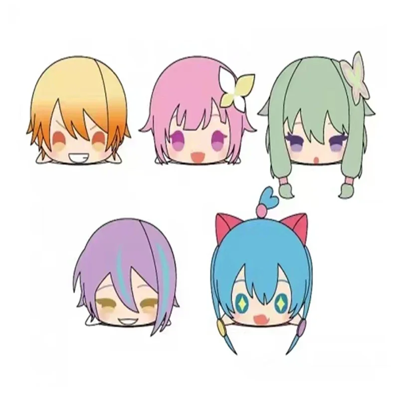 Stuffed Geunine 8cm Mochi Mascot Plush Pendant Toy Anime PROJECT SEKAI Wonderlands X Showtime Nightcord Vivid BAD SQUAD Leo/Need