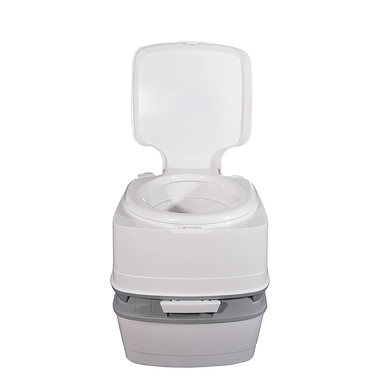 

Легкий портативный туалет из смолы на 24 л, белый для автофургона, кемпера, яхты, кабины, открытый кемпинг