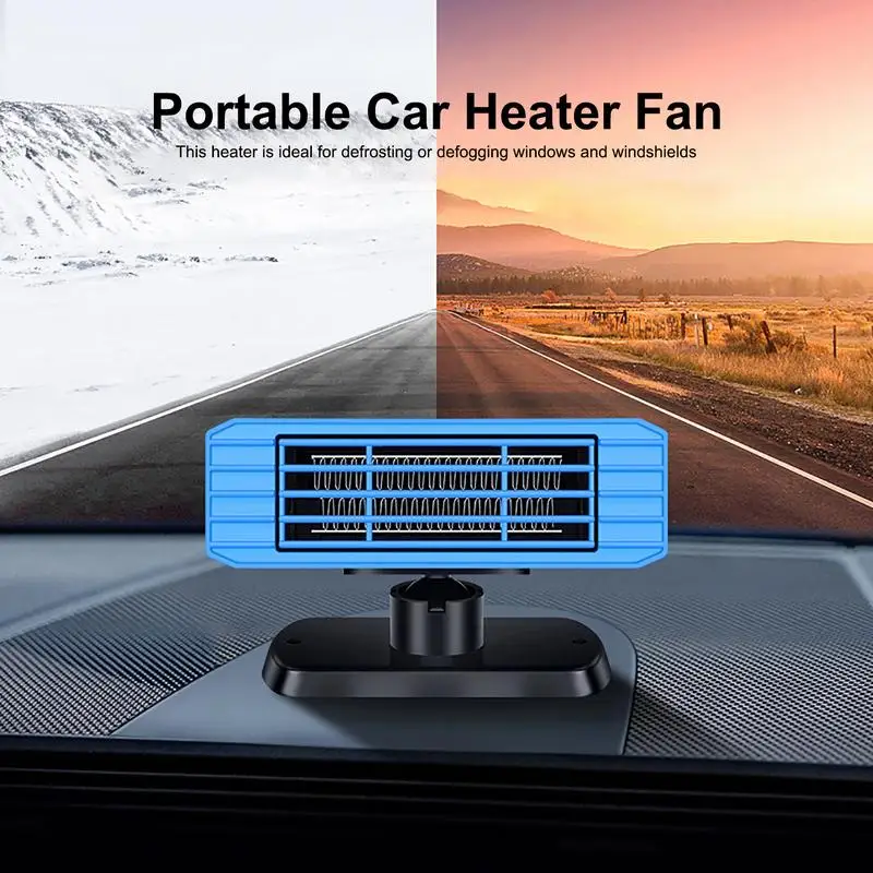 

Portable Car Heater 12V Windshield Defogging Defrosting Heating Fan 150W Electric Dual Cooling Heating Machine Car Accessories