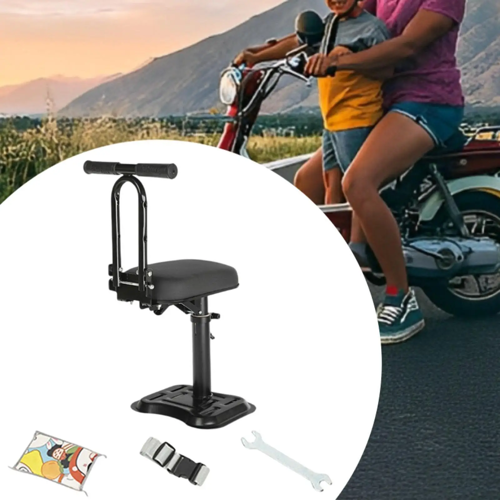 

Kids Electric Bicycle Seat Part Detachable Bicycle Kids Seat Bike Children Carrier For City Bicycles Activities Supplies Outdoor