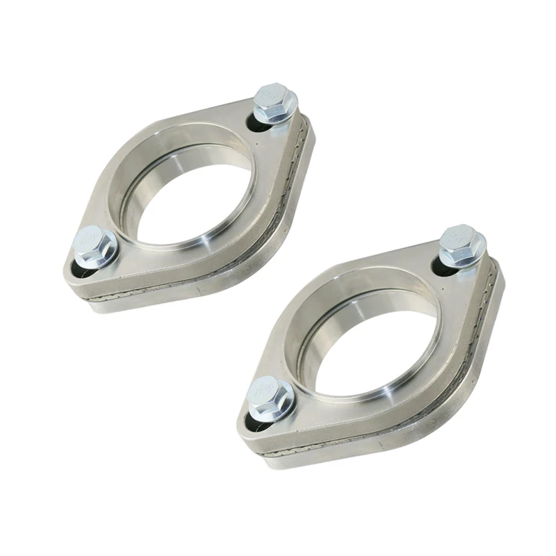 1PCS Universal Stainless Steel Exhaust Muffler Flange Exhaust Pipe Connection 51mm 63mm 76mm Joint Accessories