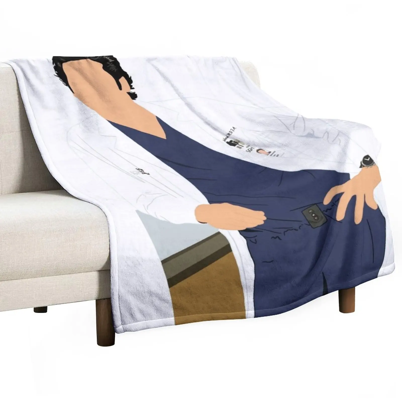 

Mcdreamy Throw Blanket Custom Blanket Soft Bed Blankets