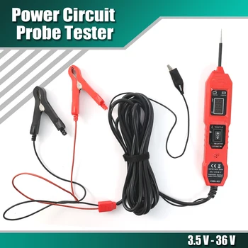 3.5-36V 4.5m Circuit Tester Digital Automotive Power Electrical Probe Test Light