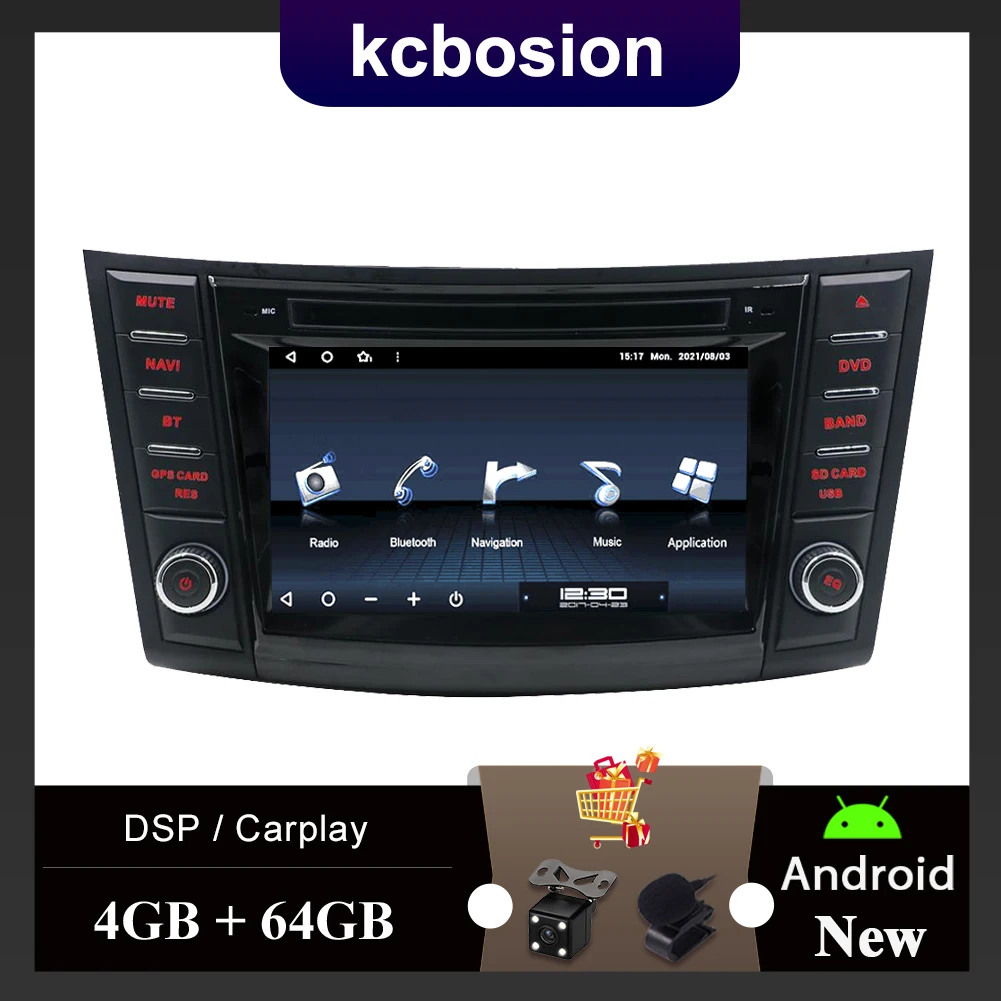 

Car Radio For Suzuki SWIFT 2010-2016 2Din Android Octa Core Car Stereo DVD GPS Navigation Player Multimedia Android Auto Carplay