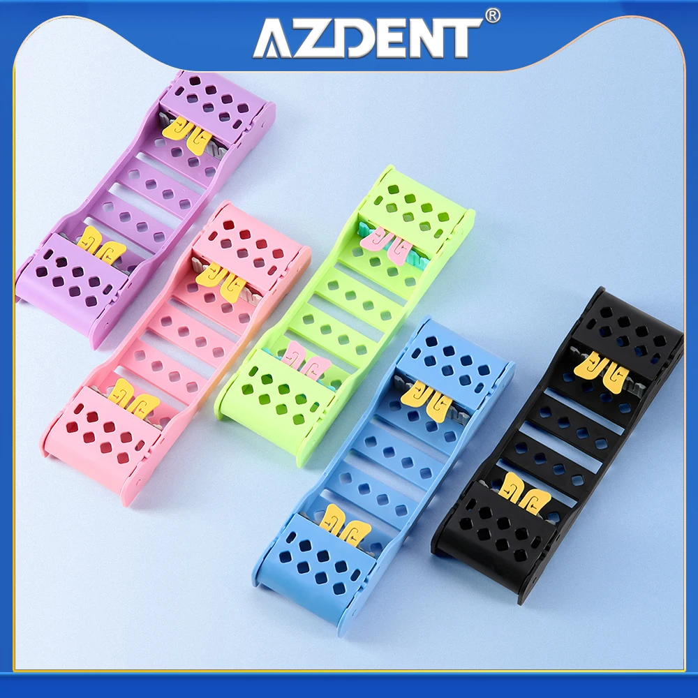 오토클레이브 치과 살균 상자, 파일 버 거치대 플라스틱 복합 송진 필러, 치과 기구 상자, 135 ℃, 1 개