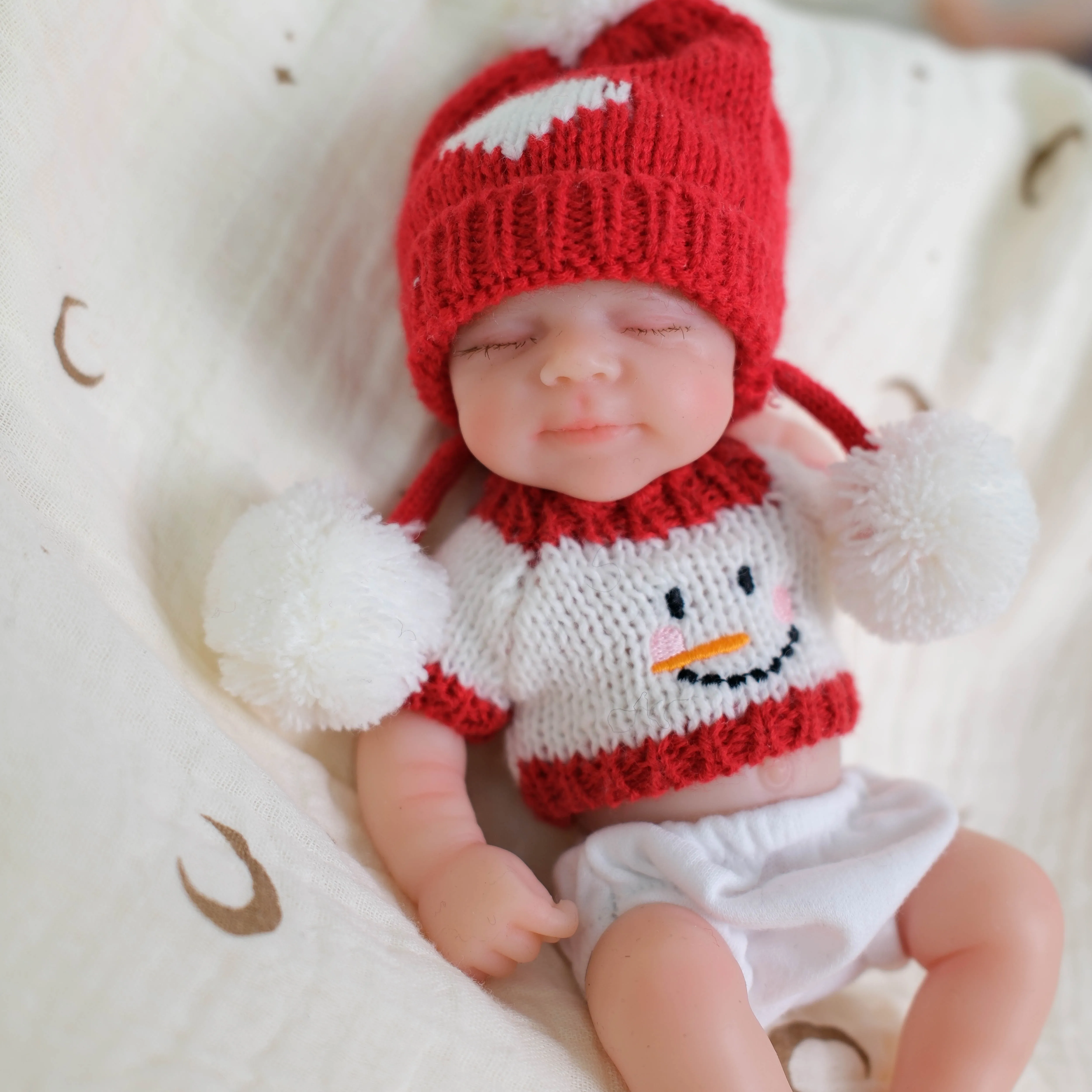 ตุ๊กตาซิลิโคนแพลตตินัม NPK ขนาด 8 นิ้ว นุ่มมาก ยืดหยุ่น แบบรีบอร์น ของสะสม ตุ๊กตาเด็กผู้หญิงขนาดเล็ก พกพาสะดวก ของเล่นเด็กอายุ 4 ปีขึ้นไป