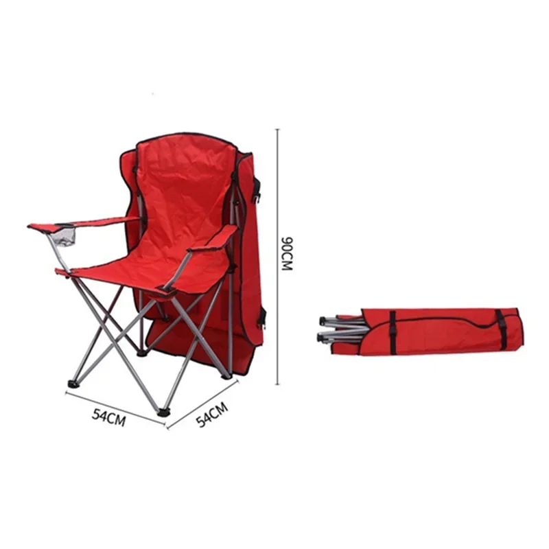 Portable Foldable Fishing Chair Camping Awning Beach Chair Outdoor Fishing Carry Umbrella Lounge Chair with Canopy