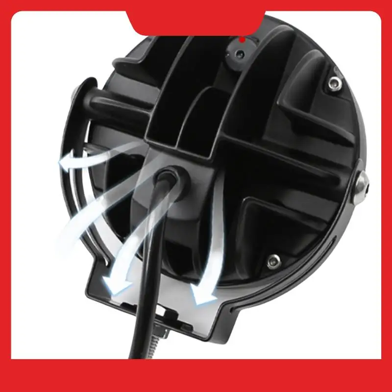 Luz LED de trabajo para motocicleta, foco antiniebla, lámpara de conducción para faro de motocicleta, 12-60V