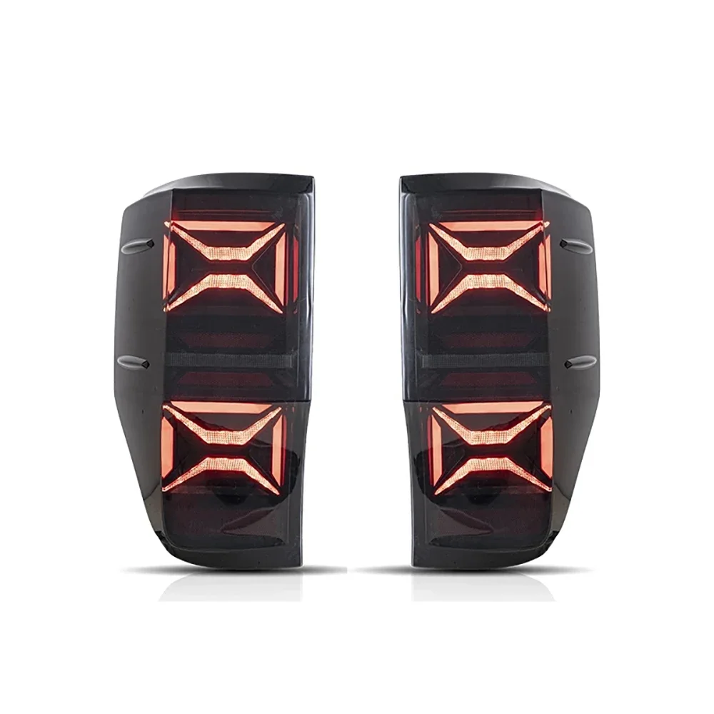 

Pair Of Car Tail Light Assembly For Fords Everest 2012-UP LED Brake Signal light Tuning Parts Car Rear Lamp System