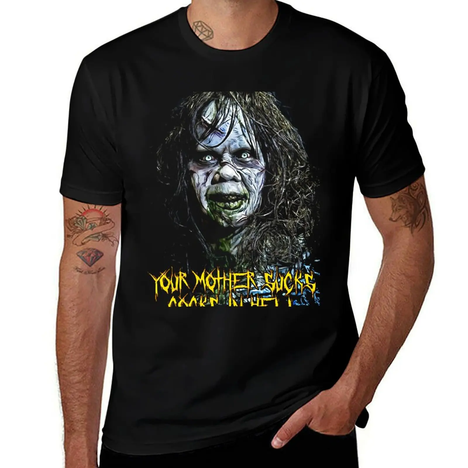 

TheExorcistReganMacneildesign T-Shirt t shirt for man cotton t shirt pack
