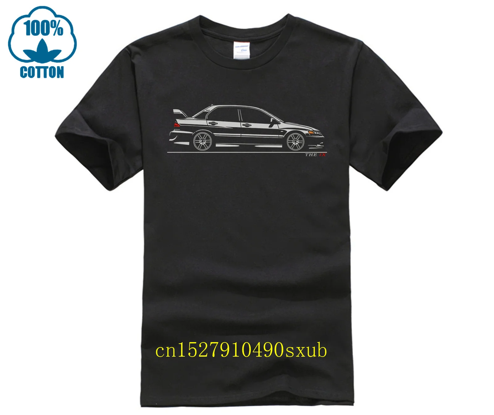 Camiseta para fanáticos de Mitsubishi Lancer Evo IX jdm Japón Sportwagen Gen Evo cuello redondo camiseta fresca para hombre