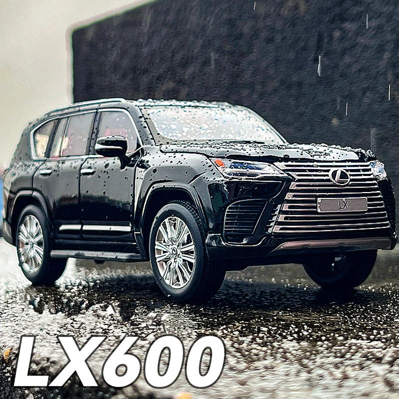 

Новинка 1:32 LX600 SUV роскошная модель автомобиля из сплава, Литые металлические внедорожники, модель автомобиля, имитация высокого качества, детская игрушка в подарок