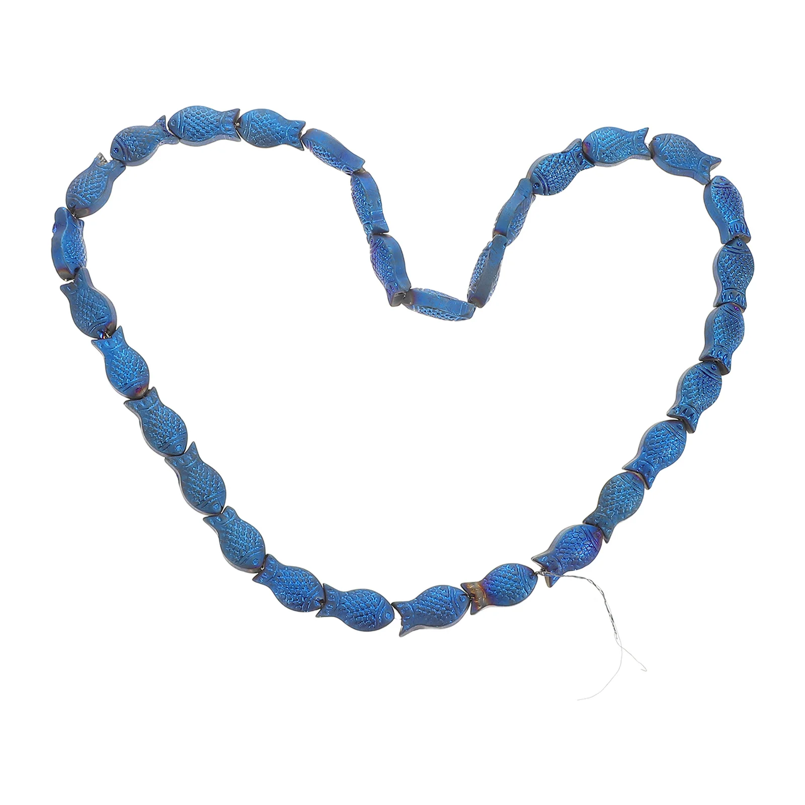 

30 шт., матовые стеклянные бусины в форме рыбы, маленькие матовые бусины, изготовление ювелирных изделий на тему океана, браслеты «сделай сам», ожерелья, принадлежности для рукоделия