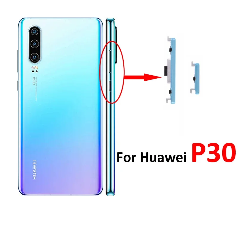 For Huawei P30 Original Phone New Power Volume Button On OFF Control Switch Keys For Huawei P30 Pro Parts