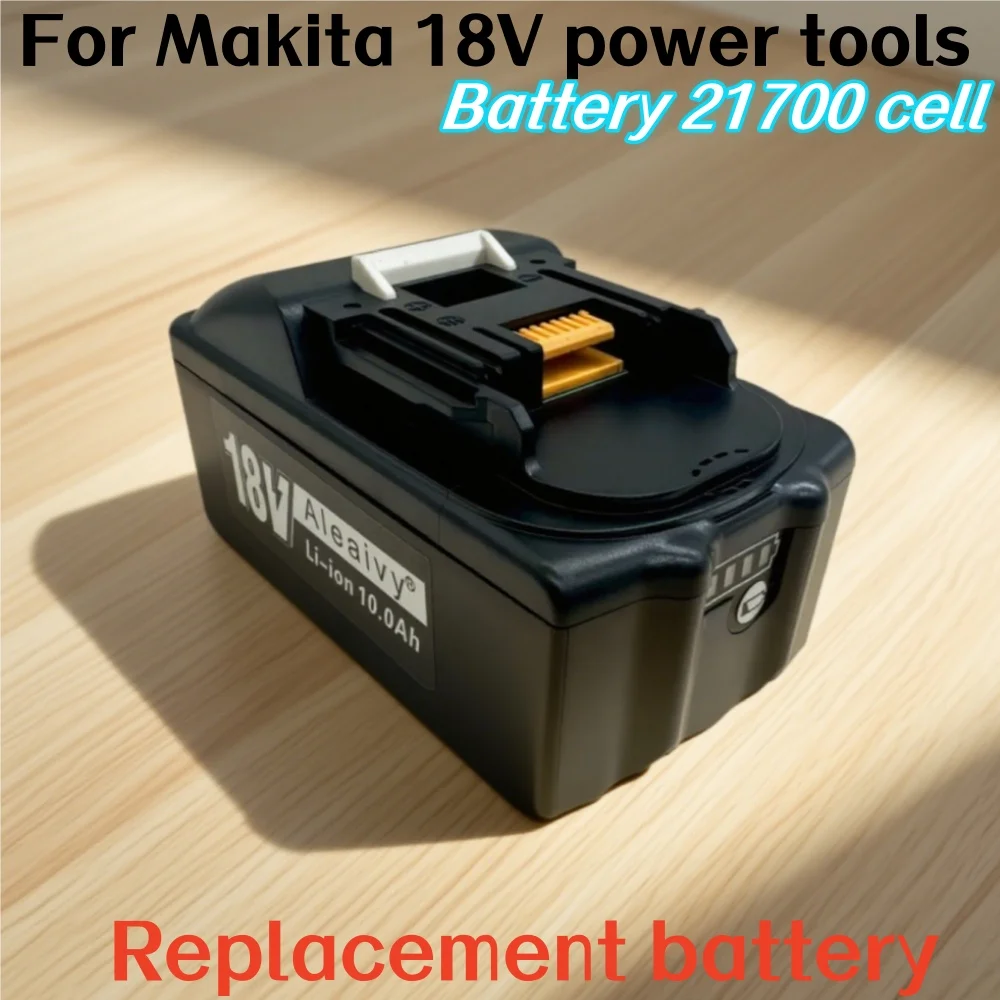 

5S2P 10000mAh 21700 Rechargeable Lithium-ion Battery for Makita 18V 21V BL1830 BL1860 BL1850 BL1860B BL1840 Power Tool.