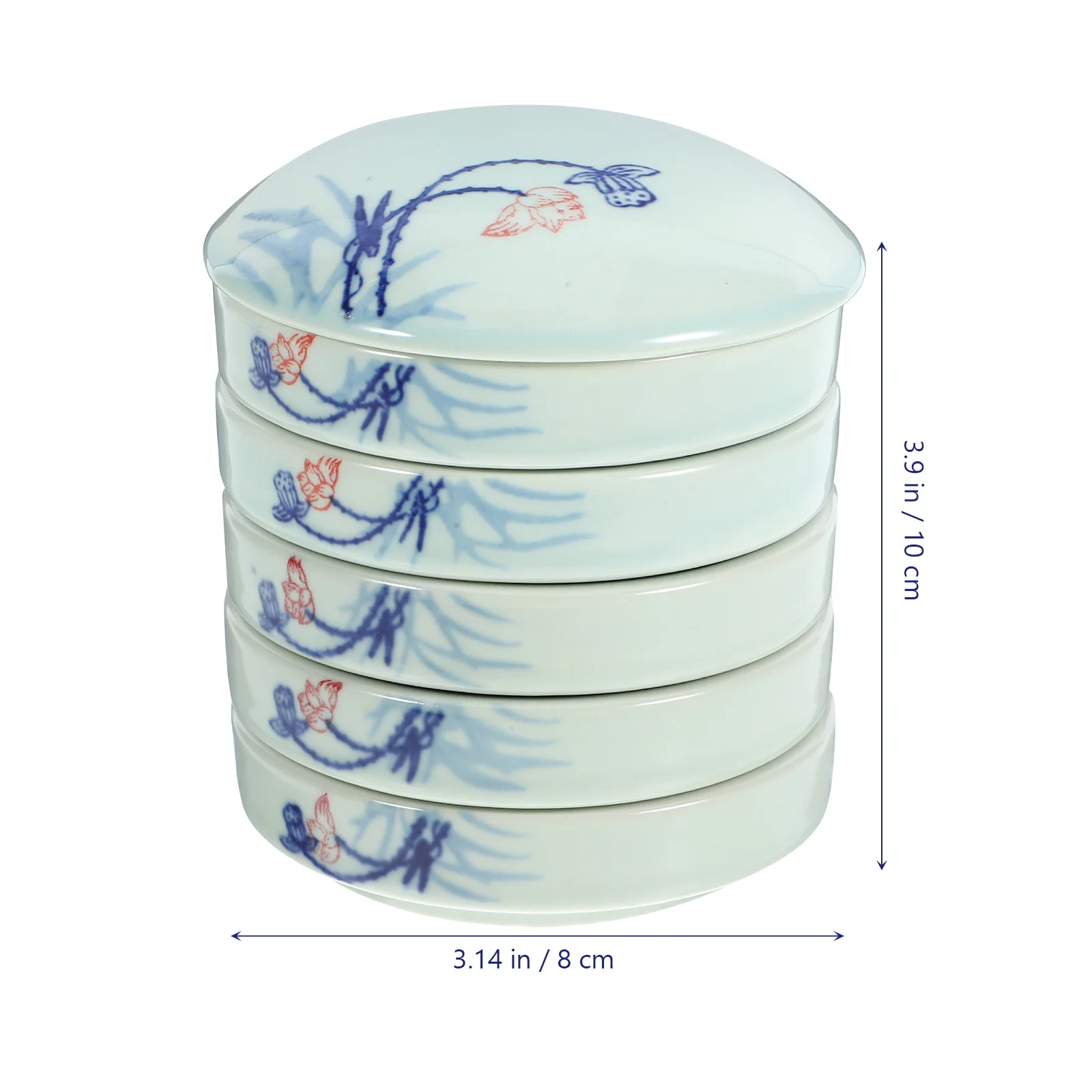 

Ceramic Paint Palettes Set Durable Watercolor Mixers Space-Saving Design Perfect for Home Decor Gifts Paint Palettes