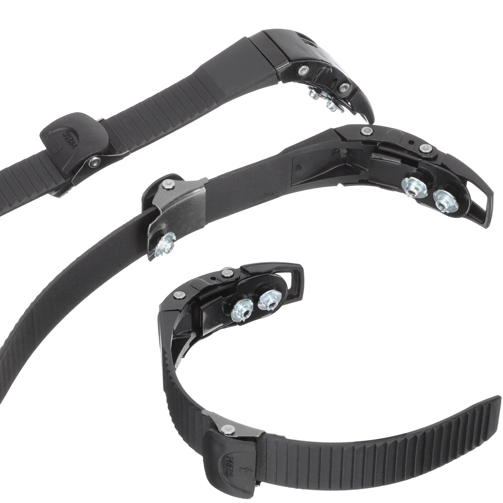 2 قطعة مشبك تزلج حزام جودة عالية استبدال الأسطوانة التزلج الأشرطة قوي غير قابل للتشوه الربط حزام لأحذية التزلج