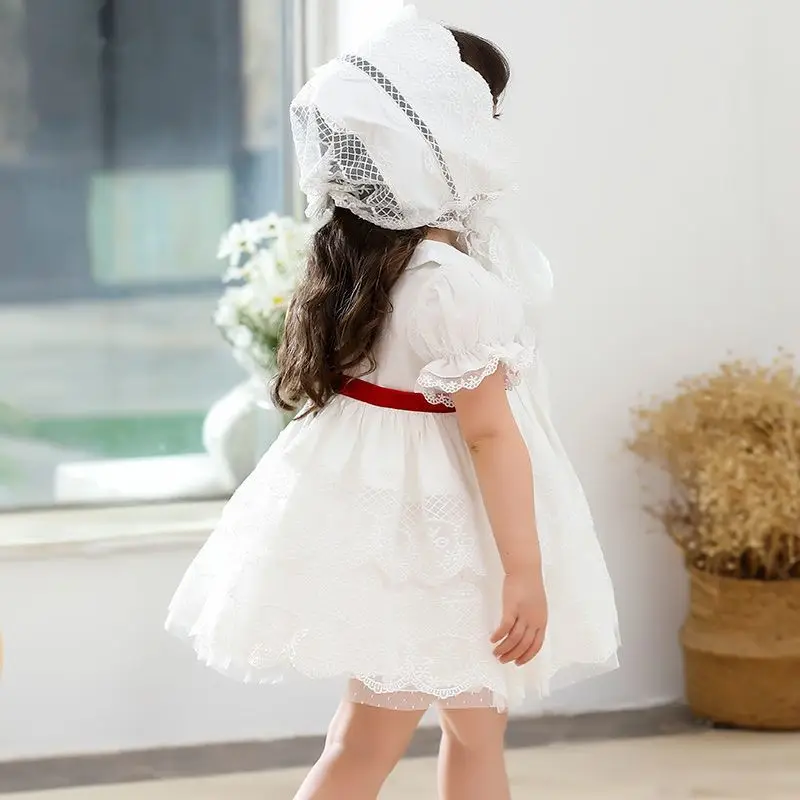 Baby Girls' Dress Summer New Collection Children's Lace Princess Dress Girls' Elegant Lolita Dress
