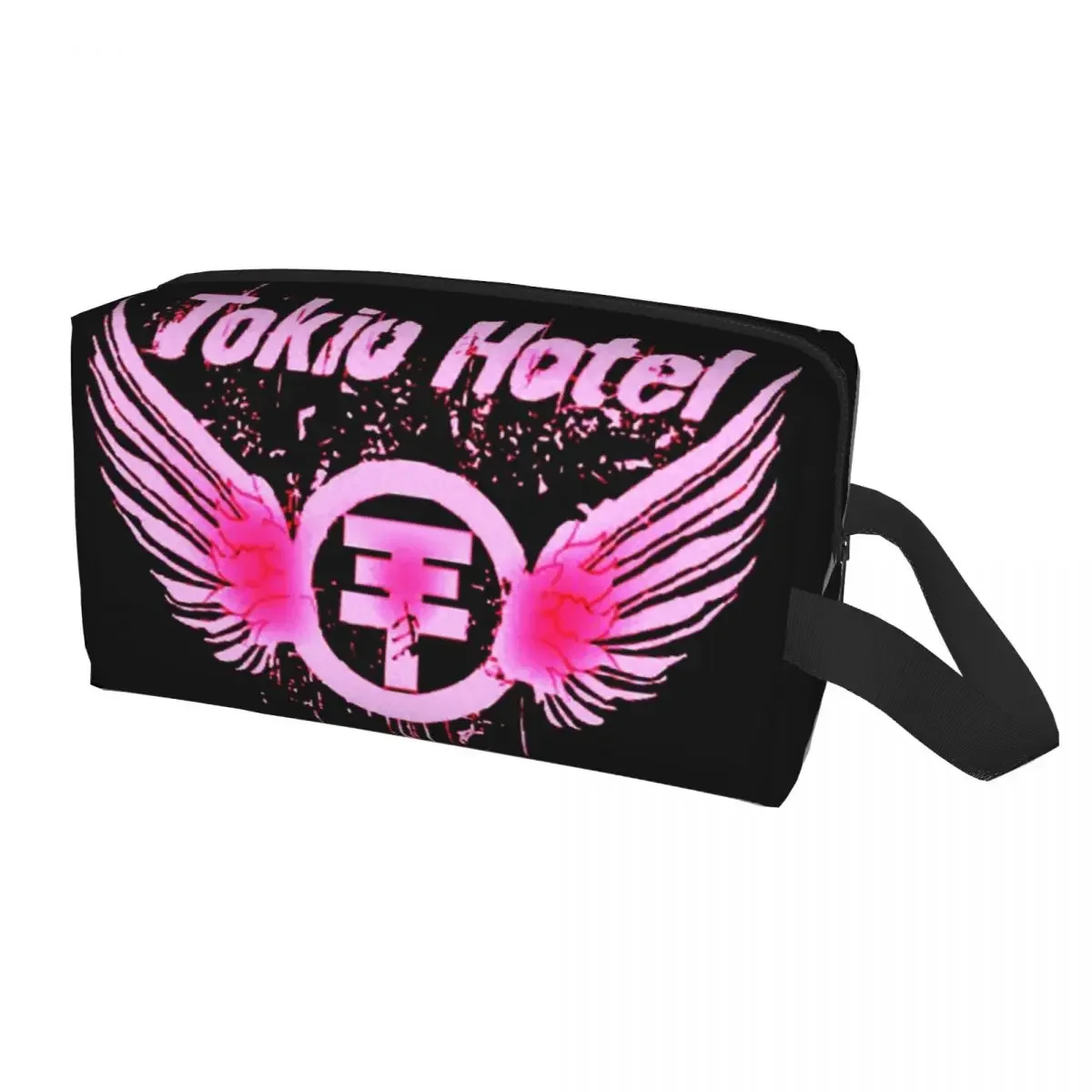 Tokio Hotels Heavy Metal Pop Rock Cosmetic Bag Women Kawaii Big Capacity Makeup Case Beauty Storage Toiletry Bags