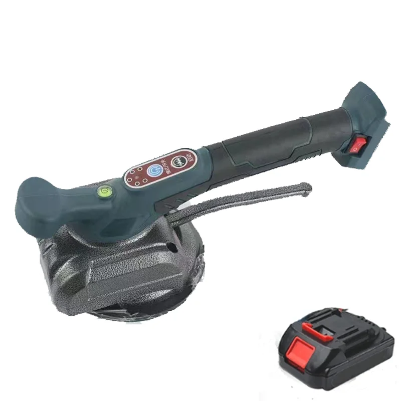 

21V Tile Tiling Machine Cordless Tiles Laying Vibrating Suction Cup Wall Tile Paving Device With 1 Battery For Makita Battery