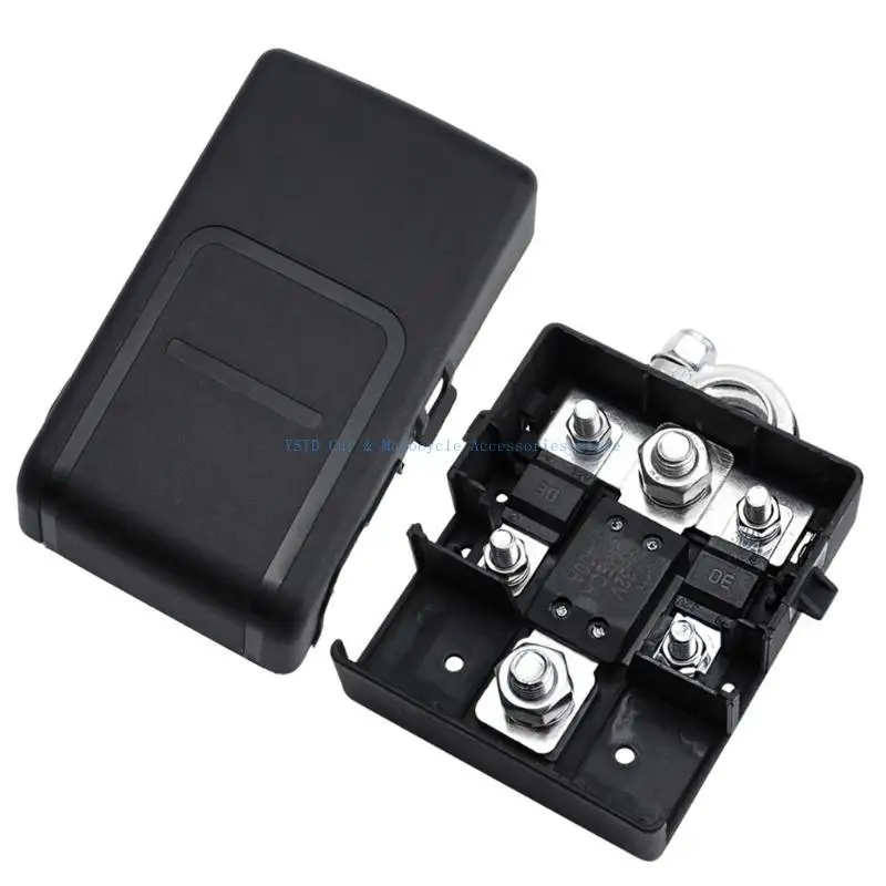 

L5BC Small Designs Auto Battery Terminals Connector Fuses Box 32V/400A for Repair