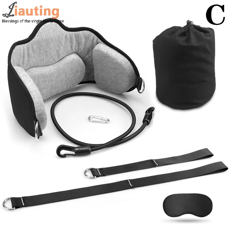 

Hammock With Stand For Neck Traction Massager Cervicales Stretcher To Reduce Neck Pain Relief Relaxation With Free Eye Mask