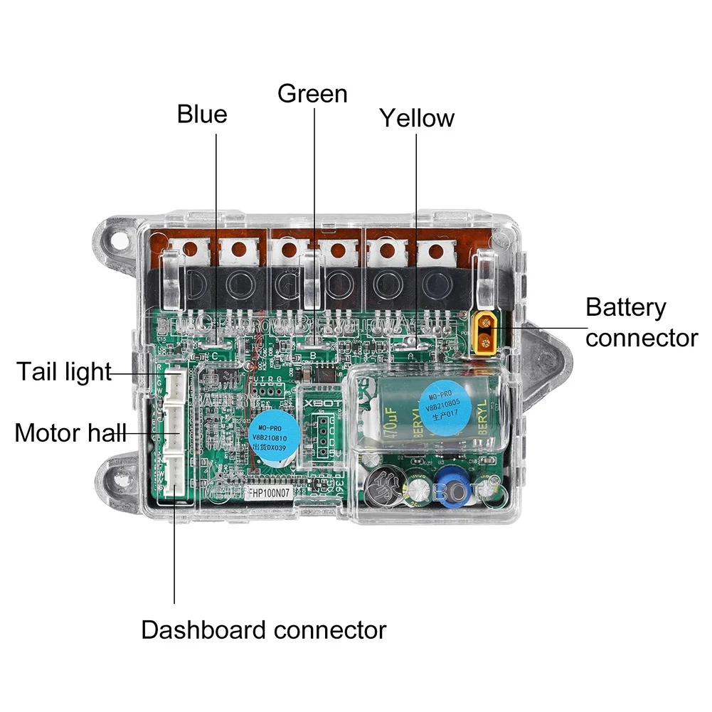 Electric Scooter Motherboard Controller BT Digital Display With Accelerator Front And Rear Light For M365/PRO