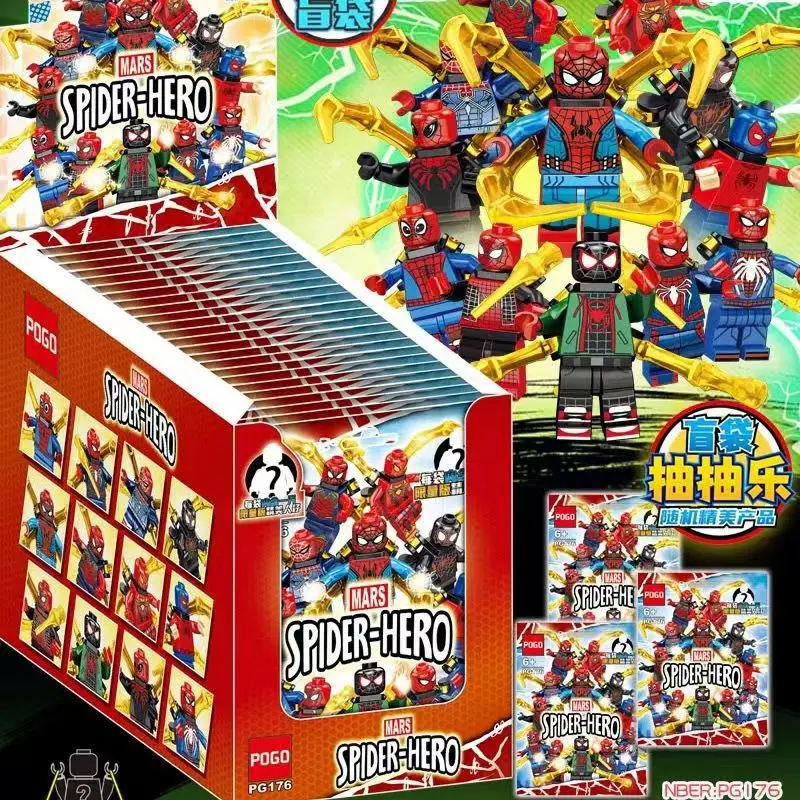 새로운 어벤저스 스파이더맨 창의적 개성 수제 모델 데스크탑 장식 애니메이션 만화 학생 교육용 장난감