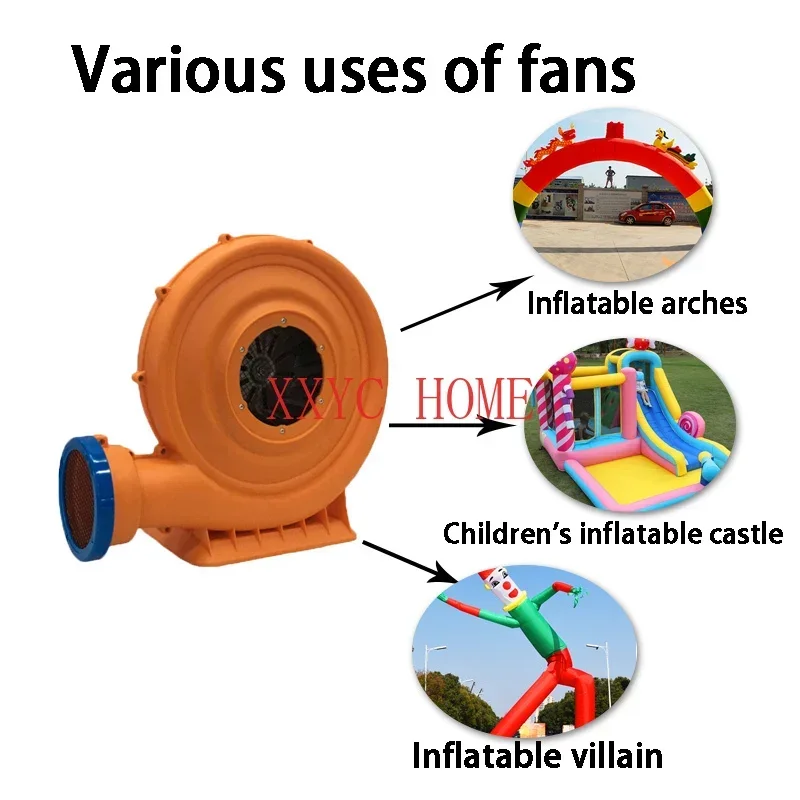 

220V Electric Air Blower 1100W Plastic Shell Blower Cartoon Advertising Balloon Model Inflatable Electric Blower 1pc