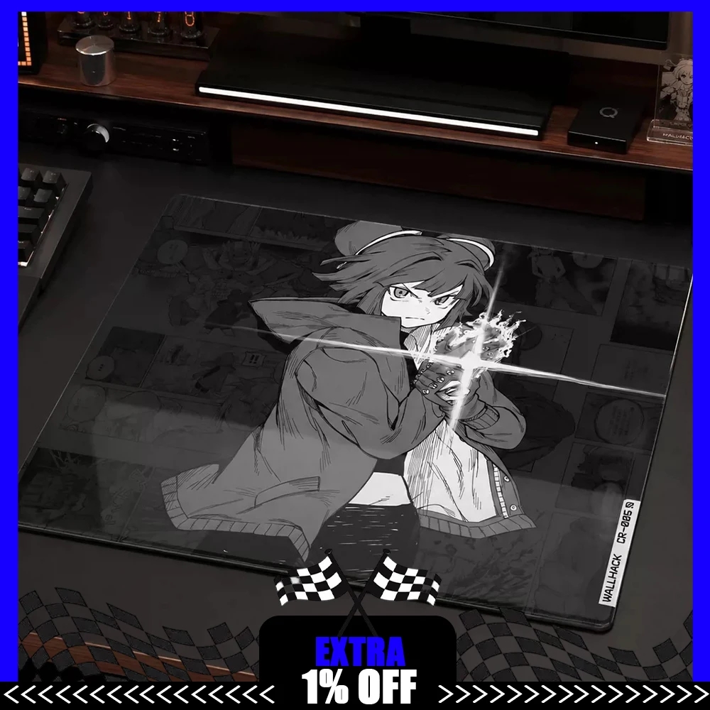 PAN Esports Wallhack CR-005 Glass Gaming Mousepad  FPS Both Control And Smooth Mouse Pad For VALORANT CSGO PC Accessories Gifts