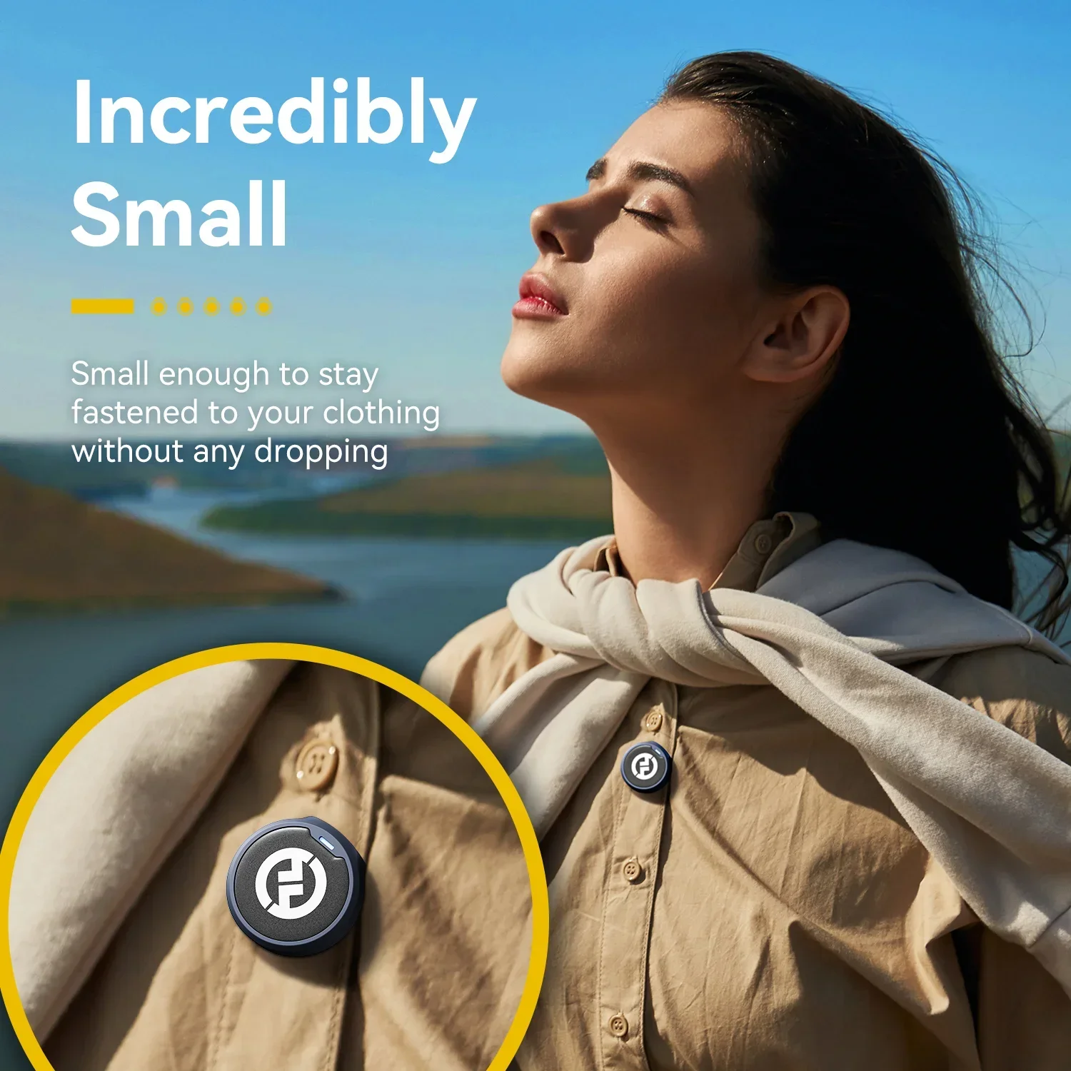 Hollyland Lark M2 ميكروفون لاسلكي Lavalier نطاق 300 متر إلغاء الضوضاء بطارية 30 ساعة لكاميرا iPhone للتصوير الفوتوغرافي مدونة فيديو
