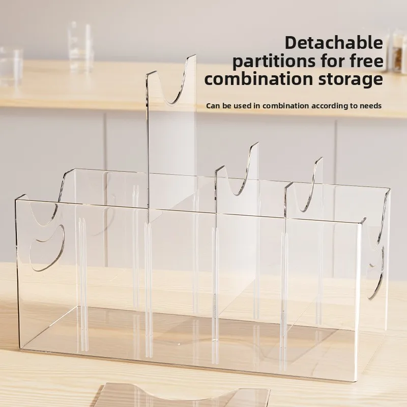 Seasoning Storage Box Household Kitchen High-end Packaging Spice Multi-grid Integrated Grid Condiment Can Rack Storage Rack