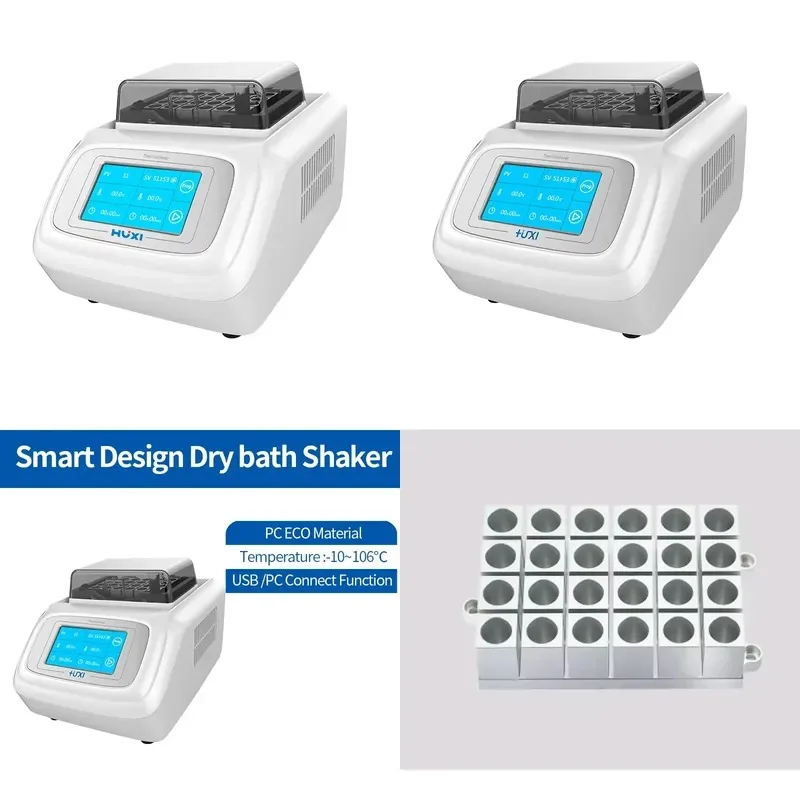 HUXI Thermomastic Металлический модуль сухой ванны для нагрева в лаборатории -10 ℃ -100 ℃