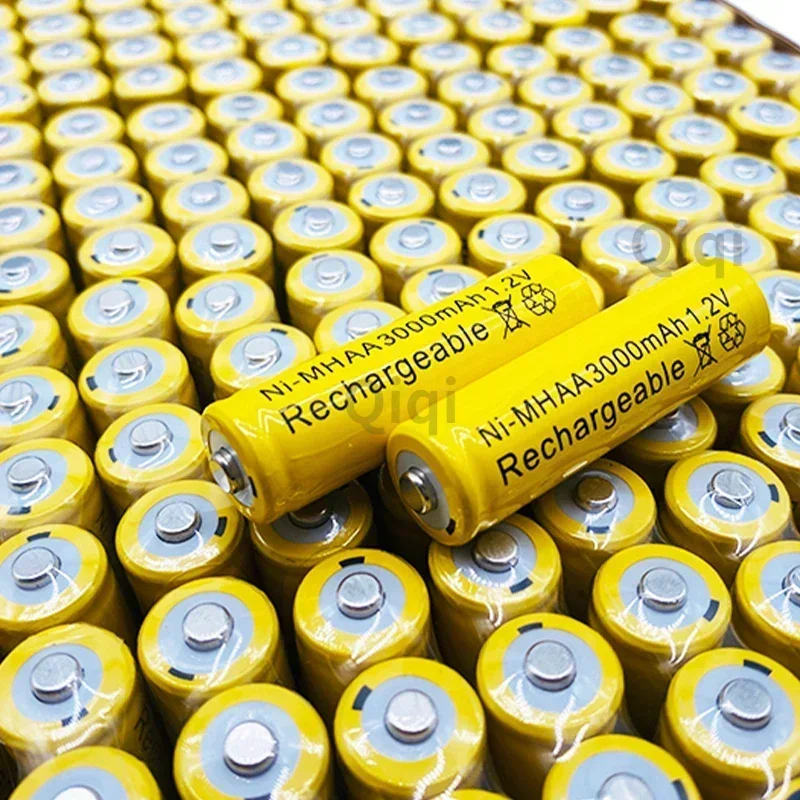 100% original AA1.2V 3000mAh NI MH 1.2V rechargeable battery high-capacity for toy camera microphones LED toys