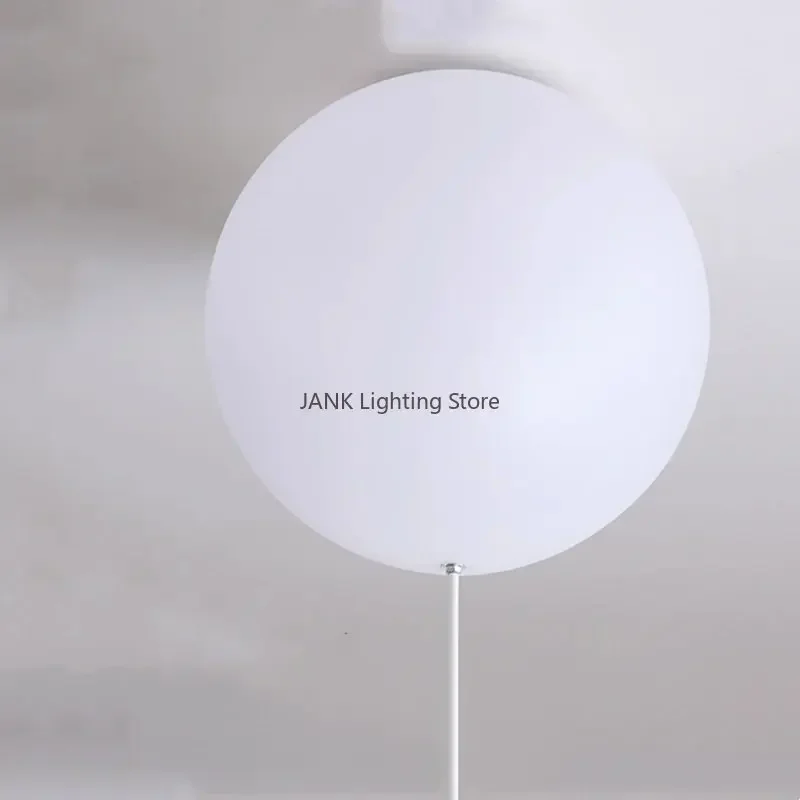 Black and White  Cartoon Balloon Lamps Cute Panda Polar Bear Ceiling Light  Bedroom LED Decorative Light  E27 Light Source