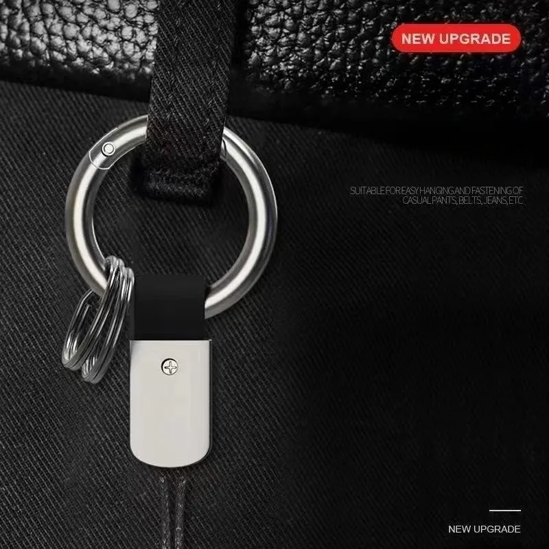 Simple Metal Keychains Lanyard Creative Personality Car Key Ring Buckle Simple Ornaments for Men and Women Small Gifts
