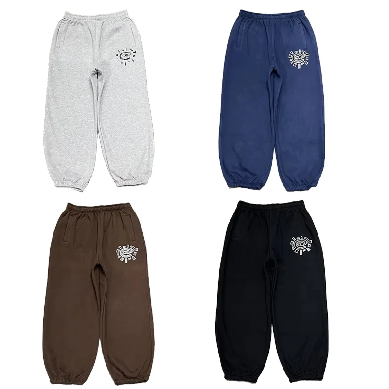 

Y2K Men pants Harajuku Embroidered Cotton Casual Pants fashion Streetwear Hip Hop Men Women Joggers Wide Leg Pants sweatpants
