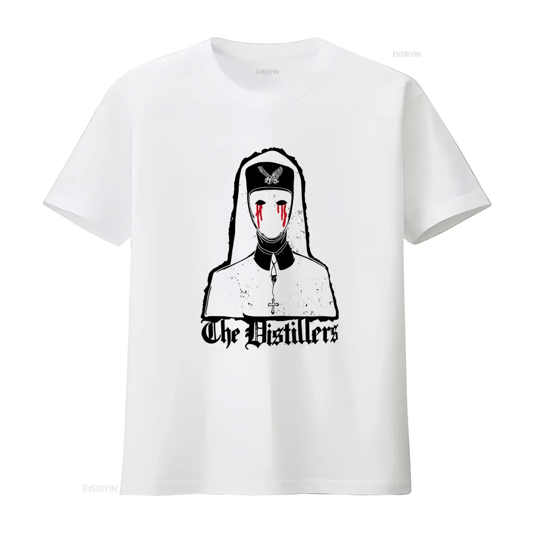 The Distillers Band T Shirt Classic White Gothic Design Sizes S 5XL LI1042 vintage Washed Comfortable Slightly designer clothes