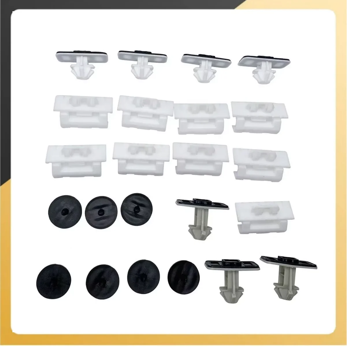 For A6 C7 2012/2013/2014 22pcs Side Skirt Attachment Clip Clips Set Kit 4G8898909 Replacement Car Parts