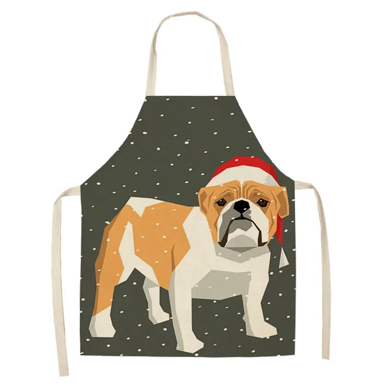 Cute creative dog pattern alpaca House cleaning Apron for children kids apron baking accessories kitchen accessories Child apron