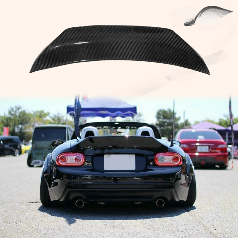 

For Mx5 Nc Ncec Roster Miata Epa Rear Duckbill Spoiler (Soft Top Only) Carbon Fiber