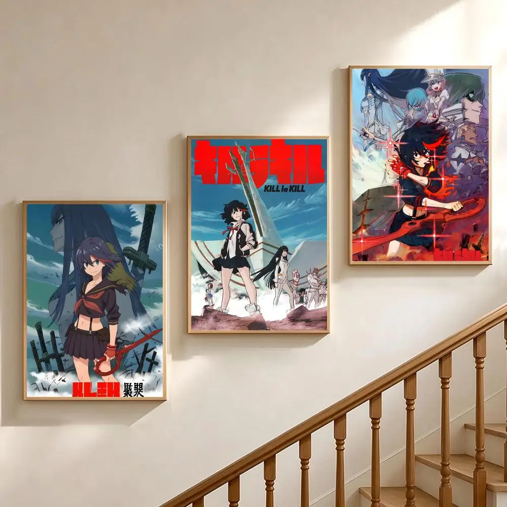 Anime KILL La KILL Poster Poster HD Printing Soothing And Cream Style Home Decor For The Living Room Cafes Gift
