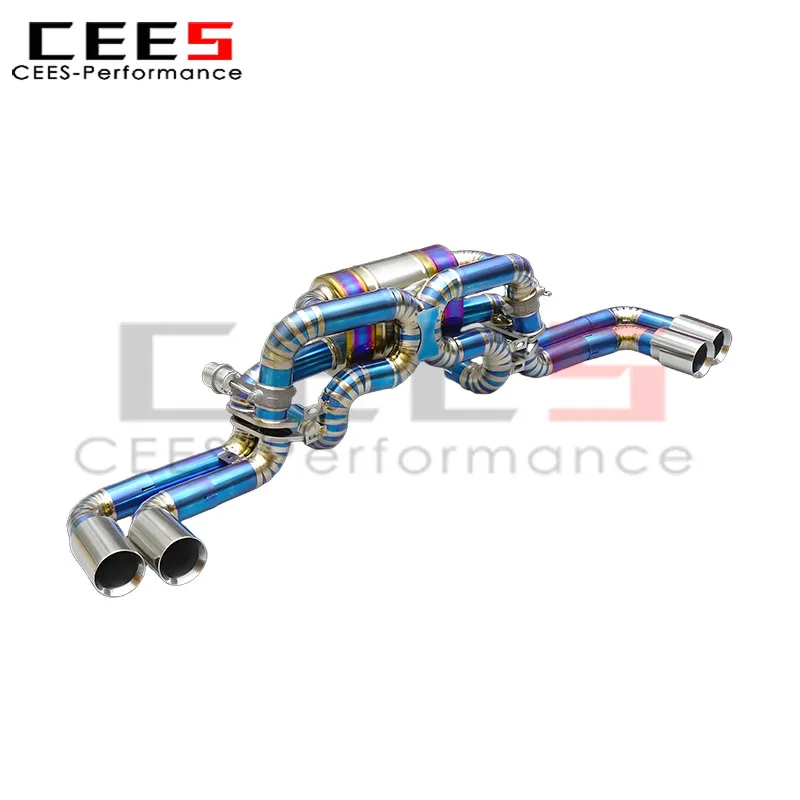 CEES Tuning Catback Exhaust System for Ferrari 360 F360 3.6 2000-2005 Escape Exhaust Pipes Vacuum Muffler System