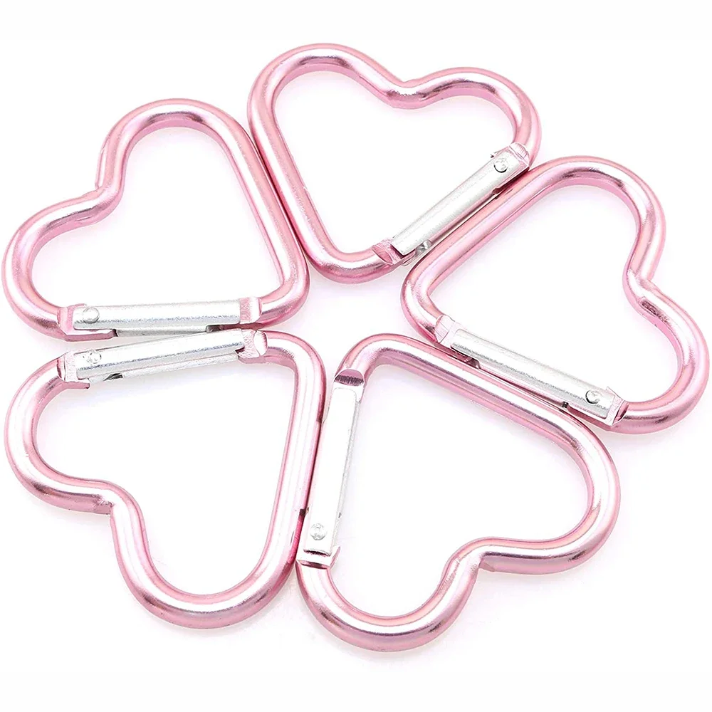 Mini Aluminum Alloy D-ring Buckle Spring Carabiner, Snap Hook Clip, Keychain, Outdoor Camping Use, 5 Pcs, 10Pcs