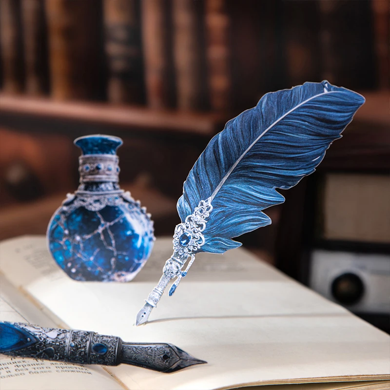 

JIANQI 10-листный винтажный INS, коллекция чернил и кистей, наклейки, декоративные этикетки, дневник, альбом, принадлежности для скрапбукинга ручной работы