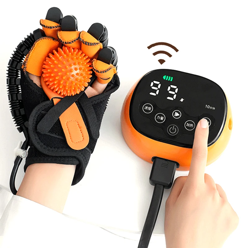 Smart Hand Functional Robot Gloves Electric Rehabilitation Training Gloves