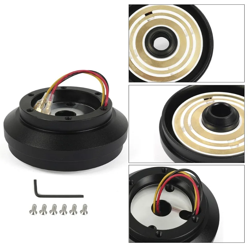 79-04 Classic Sports Coupe 174H Steering Wheel Hub Adapter 6-Bolt Base Racing Steering Mount Kit