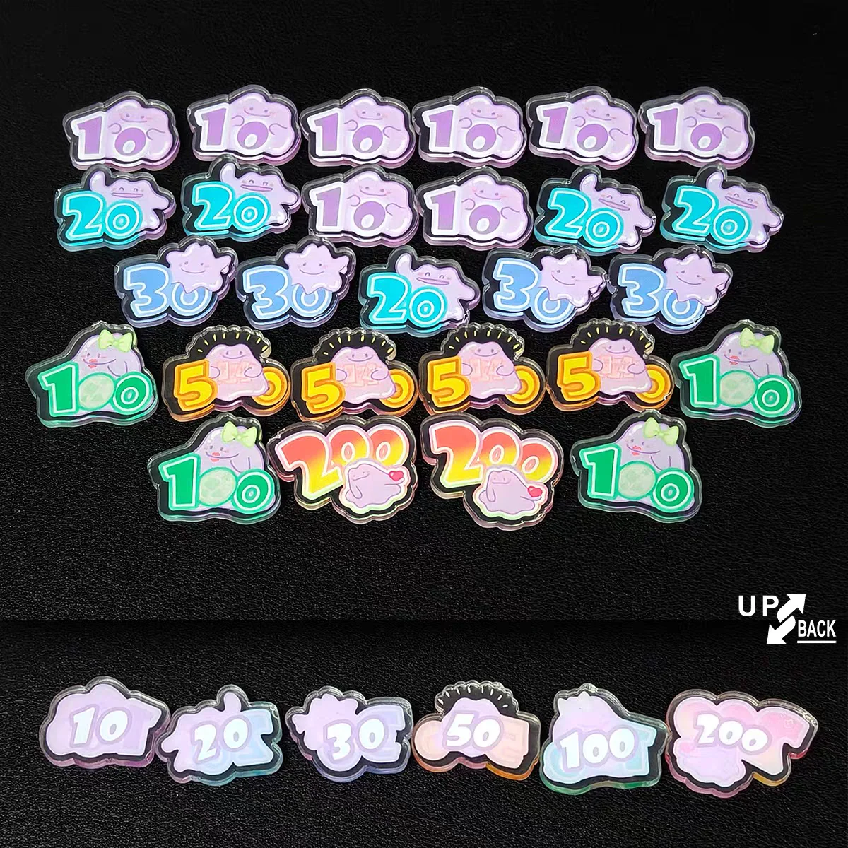 ptcg-ポケモンアニメダメージカウンターダメージインジケーターディットアクリルスコアボードロールプレイングゲーム卓上ゲームギフト